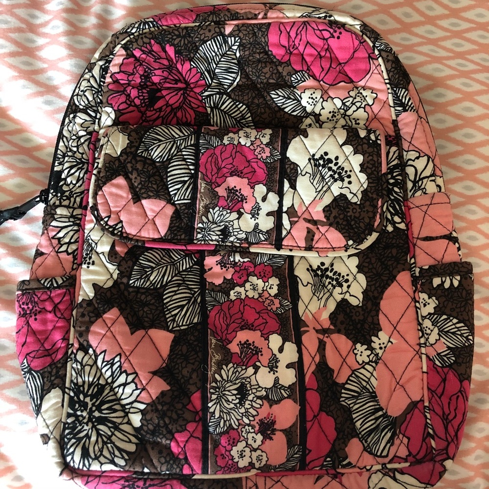 Vera Bradley Mocha Rouge Backpack